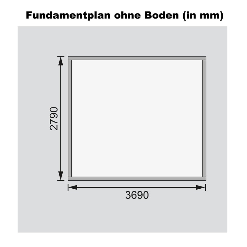 Blockbohlenhaus Meldorf 5 - 387x297 cm, naturbelassen, 38 mm,  Karibu