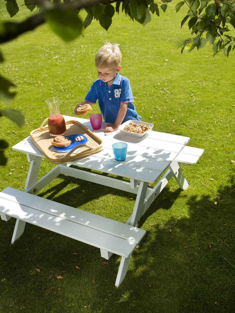 Picnic mini Kinder-Picknickset aus FSC-Holz weiß