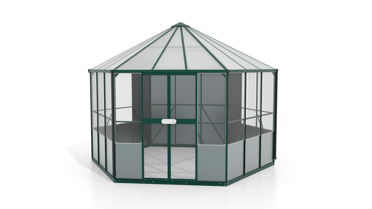 Vitavia Pavillon-Voliere Circus 9000 smaragd, 383x331 cm