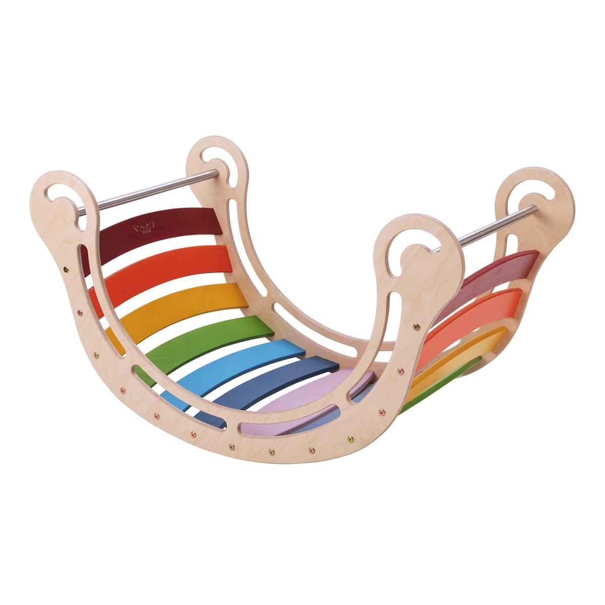 XXL Waldorf Wippe / Schaukelbogen - Regenbogen